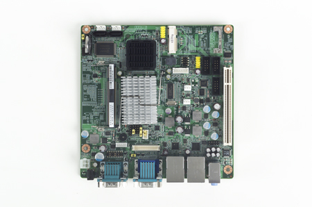 Mini-ITX Motherboard with Intel&reg; Atom D510, CRT/LVDS, 6 COM, Dual LAN